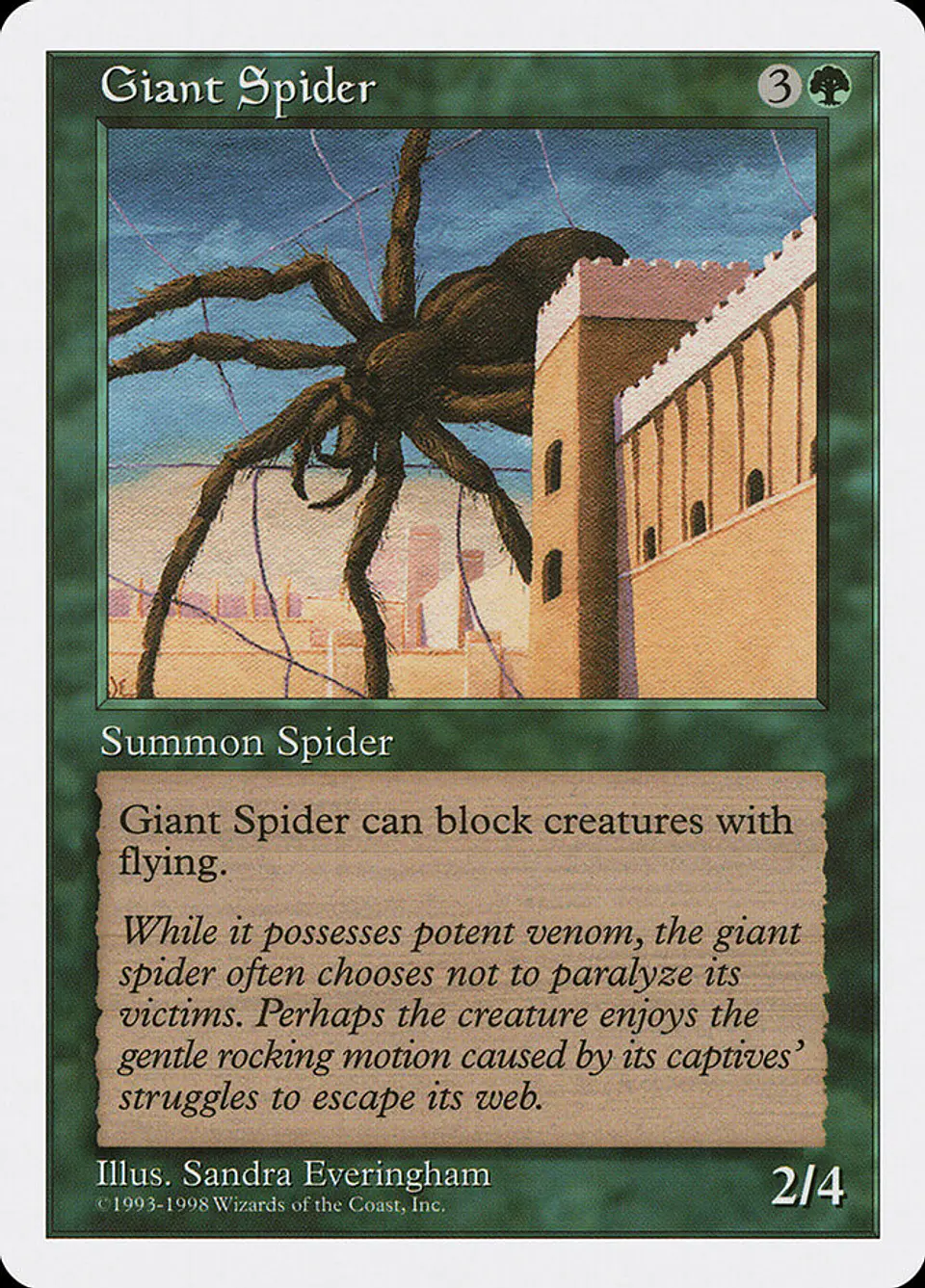 Giant Spider (Retro Frame) 1
