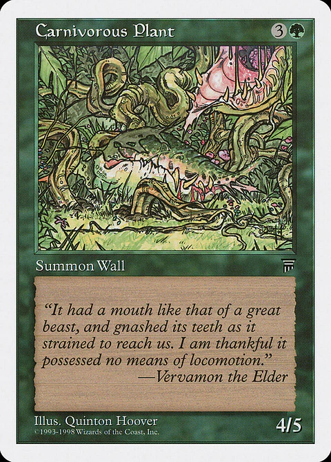 Carnivorous Plant (Retro Frame)