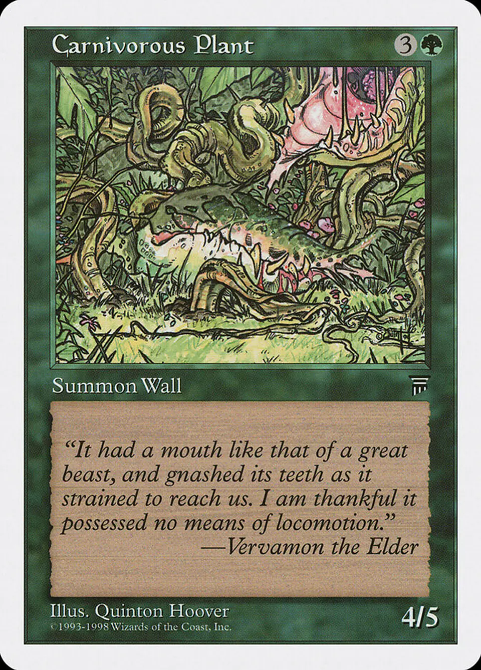 Carnivorous Plant (Retro Frame) 1