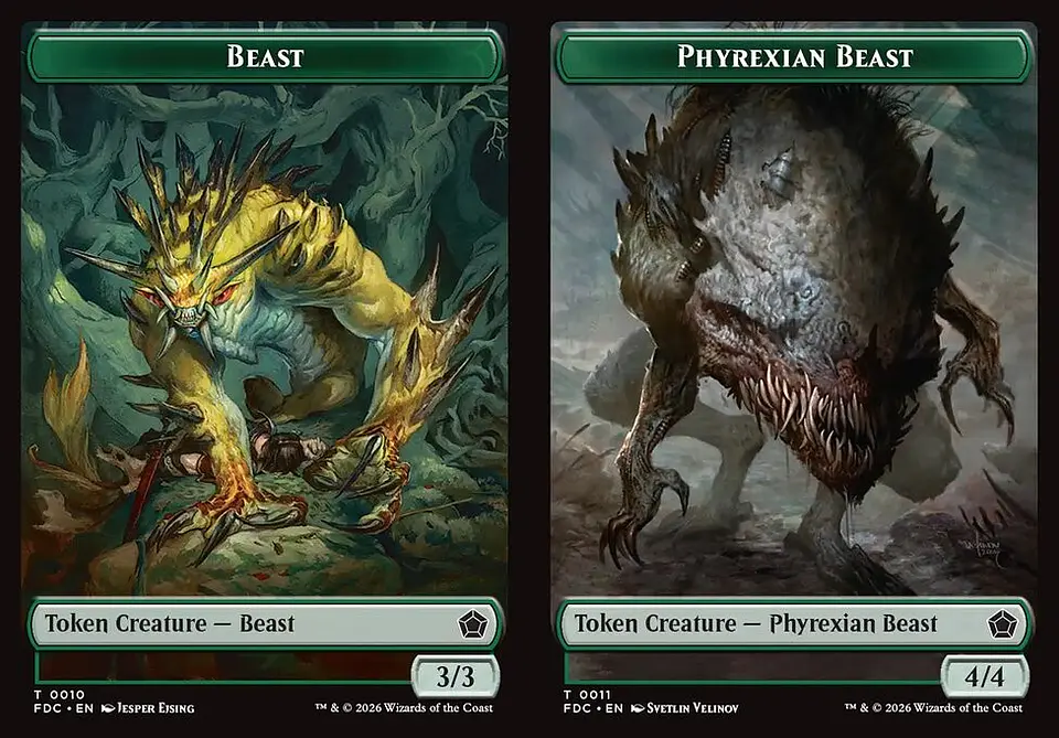 Beast // Phyrexian Beast 1