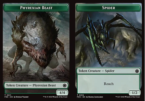 Phyrexian Beast // Spider