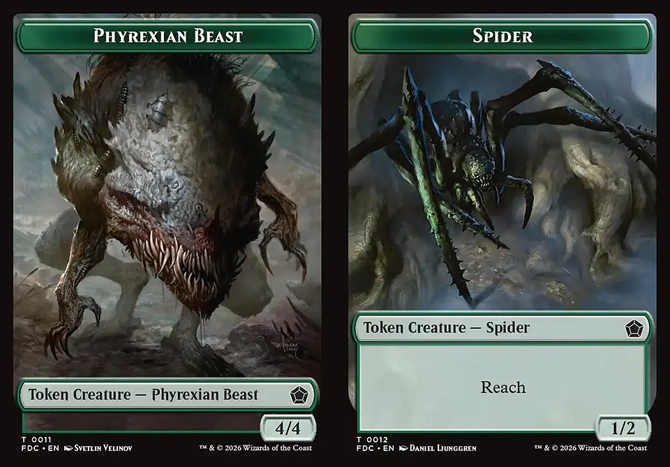 Phyrexian Beast // Spider 1