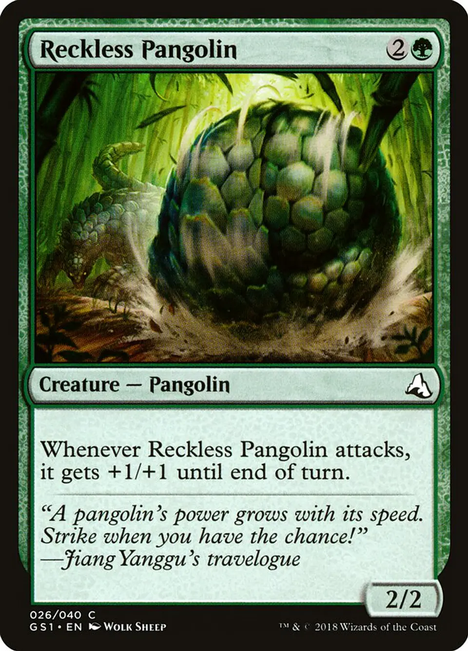 Reckless Pangolin 1