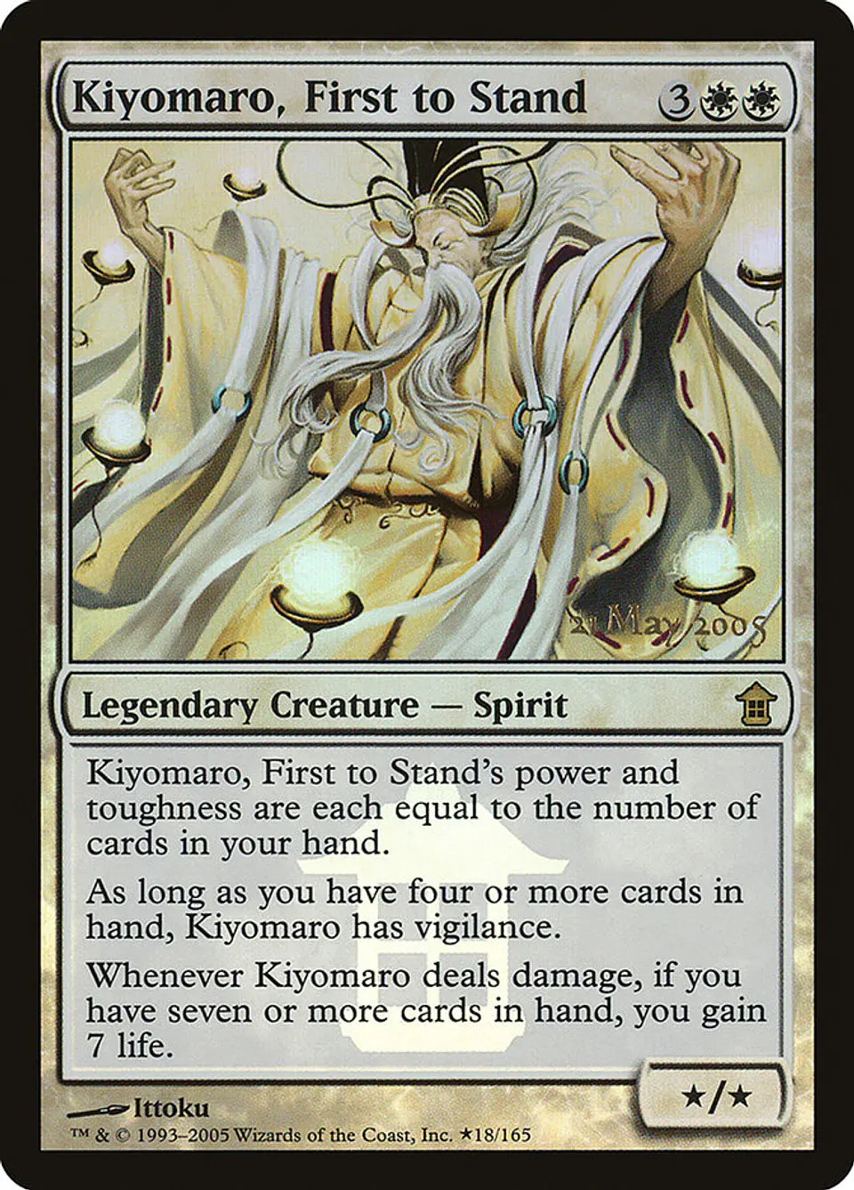 Kiyomaro, First to Stand (Pre-release) 1