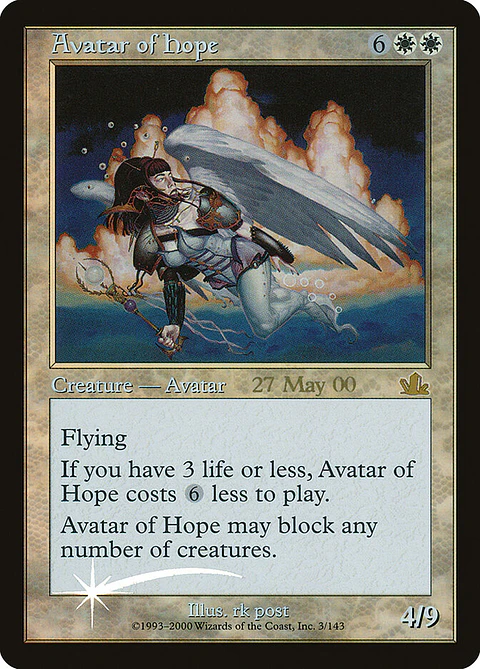 Avatar of Hope (Pre-release) (Retro Frame)