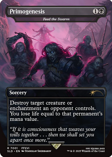 Feed the Swarm (Borderless)