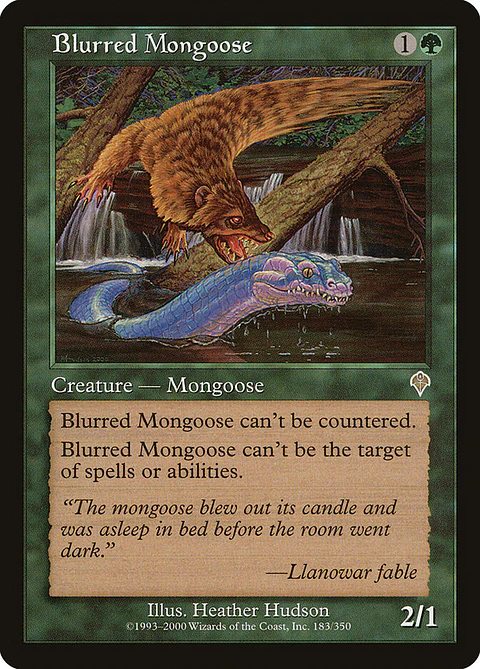 Blurred Mongoose (Retro Frame)