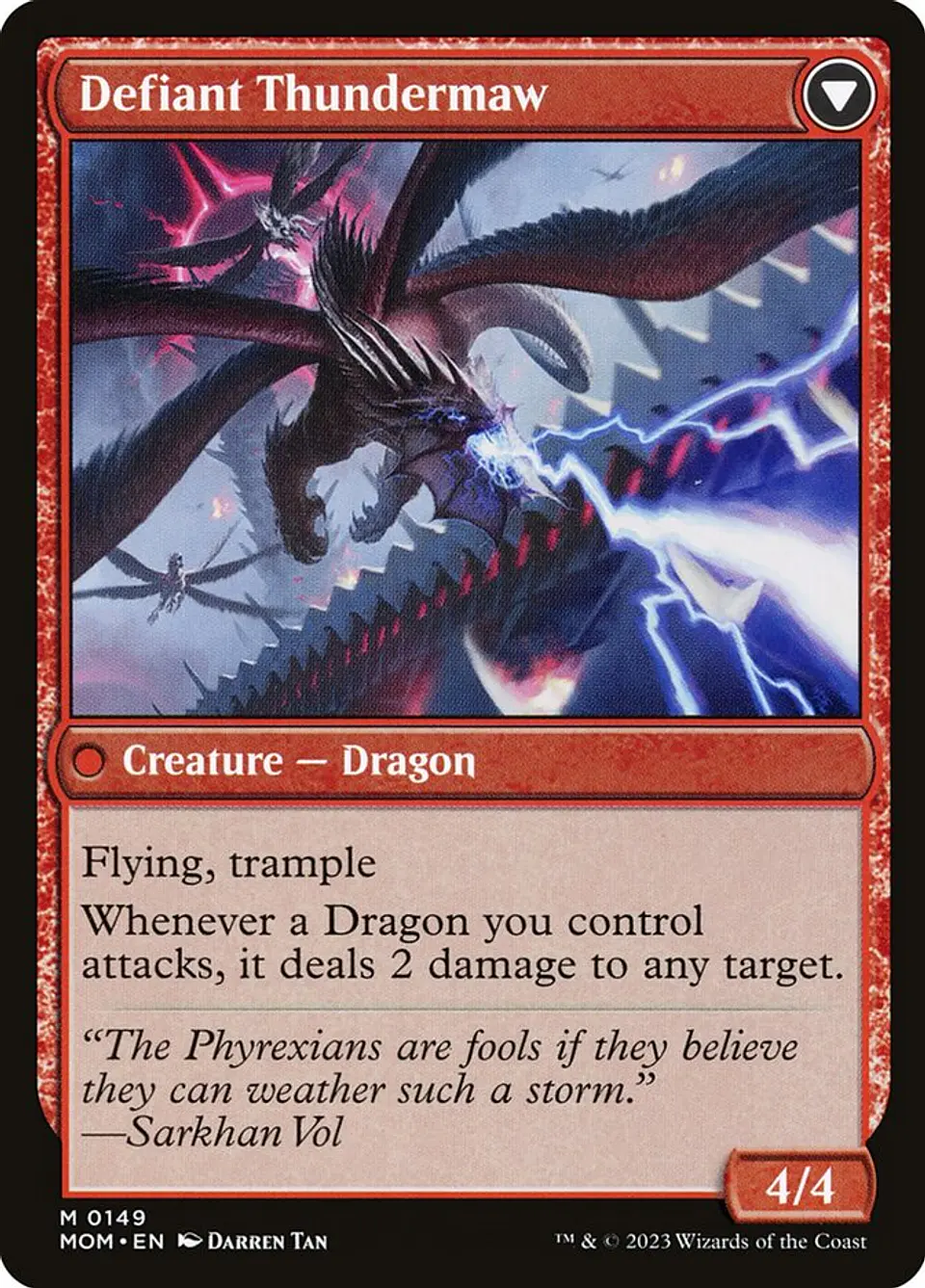 Invasion of Tarkir // Defiant Thundermaw 2