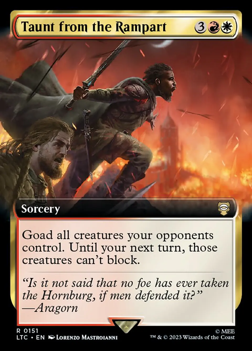Taunt from the Rampart (Extended Art) 1