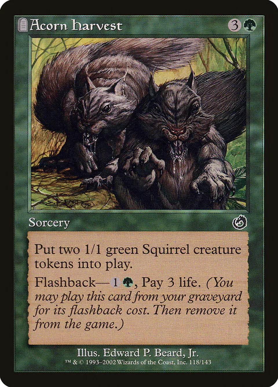 Acorn Harvest (Retro Frame) 1