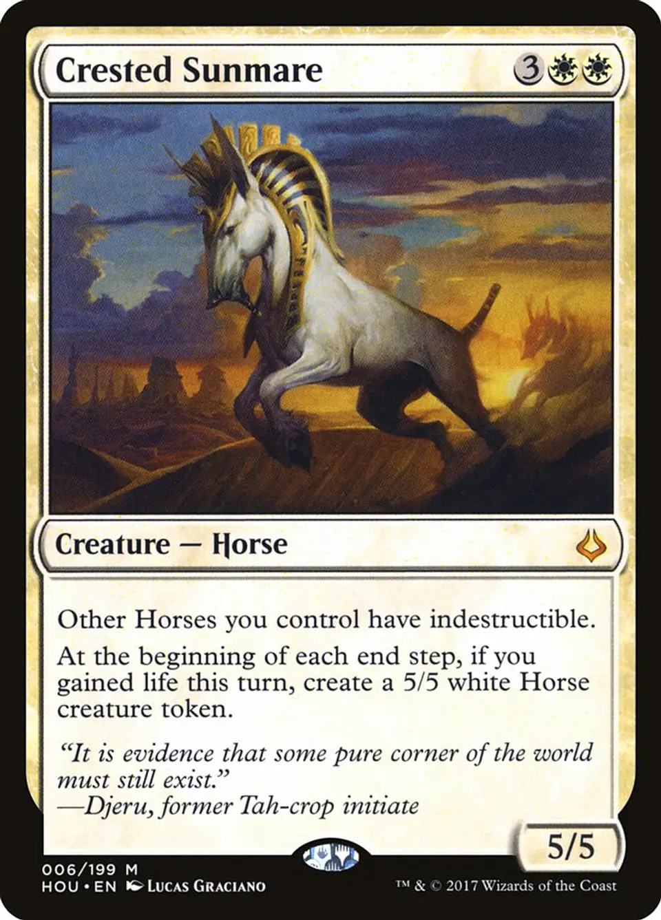 Crested Sunmare 1