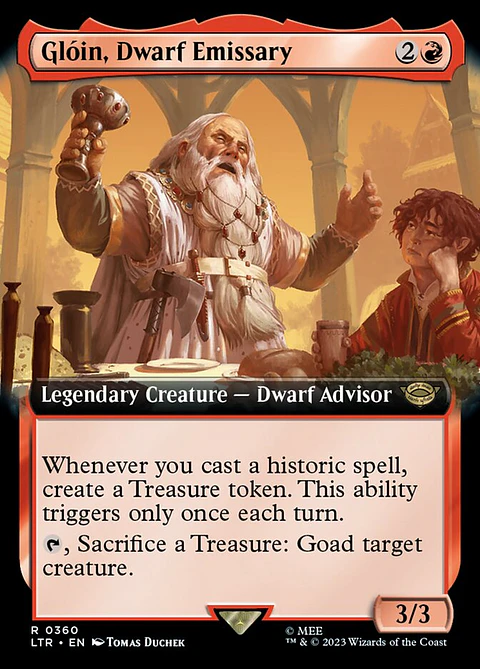 Glóin, Dwarf Emissary (Extended Art)