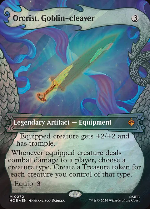 Orcrist, Goblin-cleaver (Borderless) (Surge Foil)