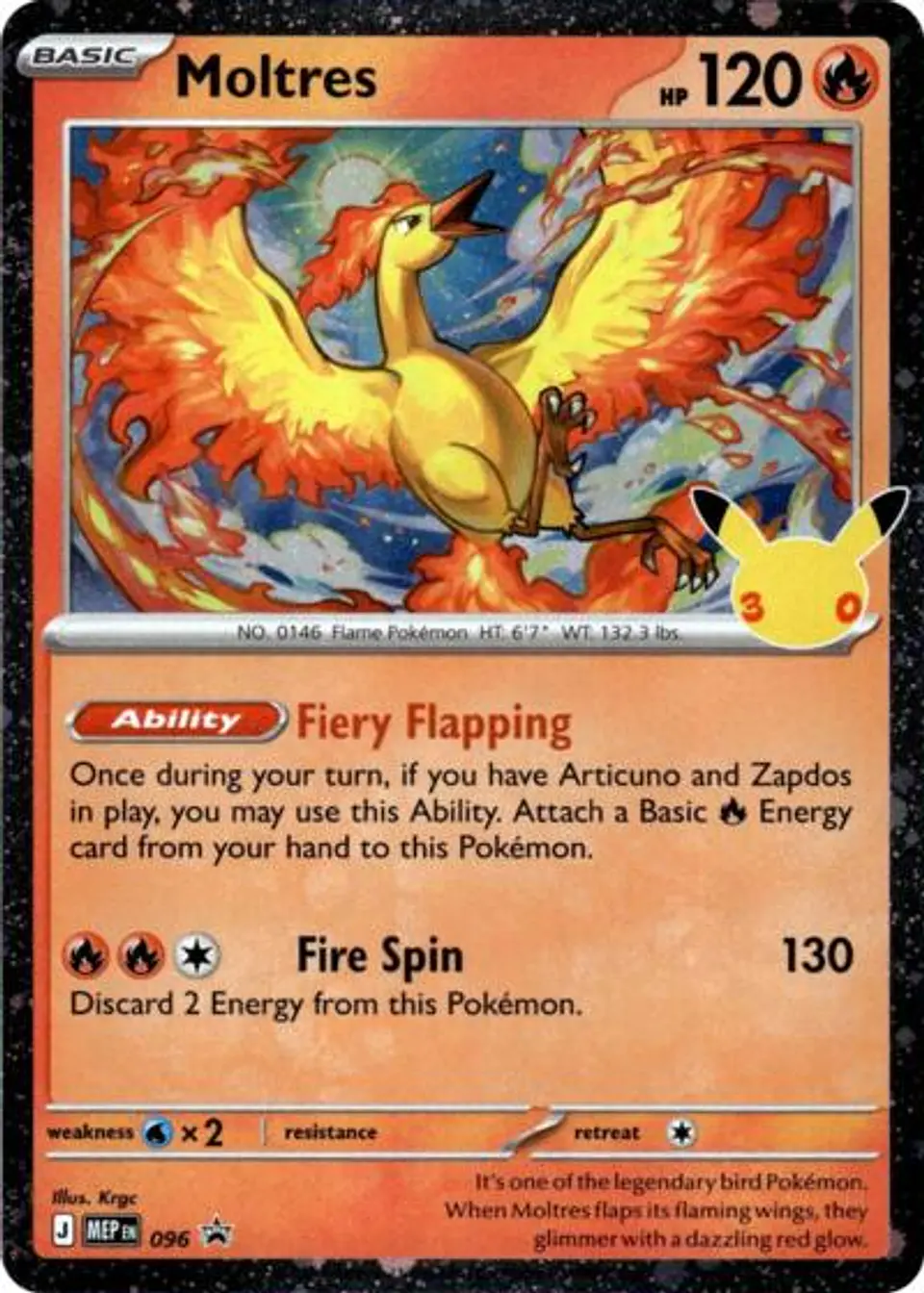 Moltres (30th Celebration) 1