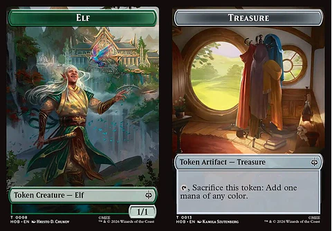 Elf // Treasure