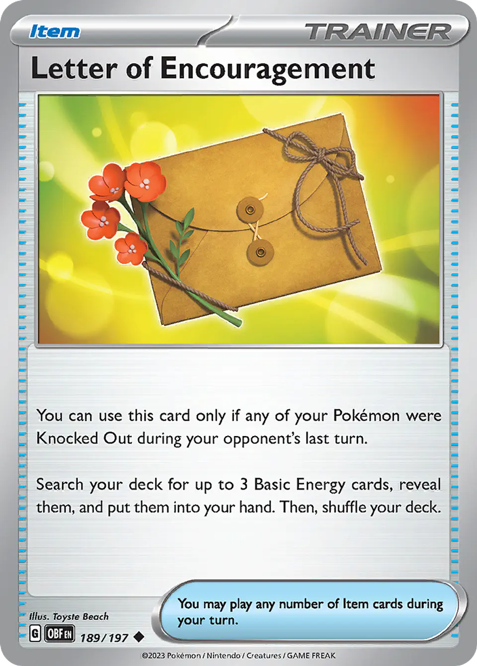 Letter of Encouragement 1