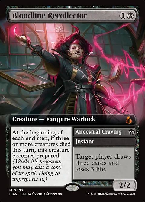 Bloodline Recollector // Ancestral Craving (Extended Art)