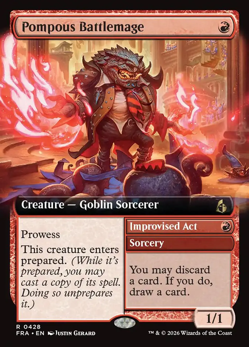 Pompous Battlemage // Improvised Act 1