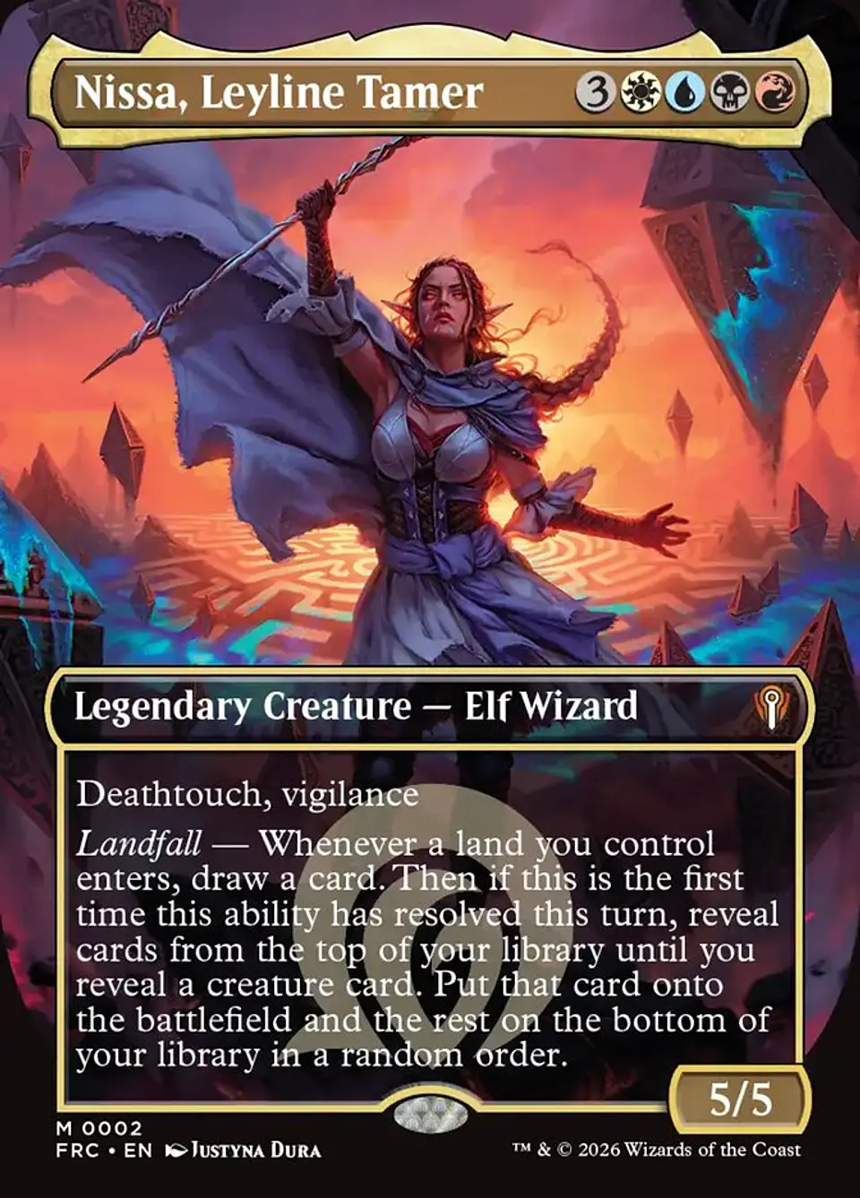 Nissa, Leyline Tamer (Borderless) 1