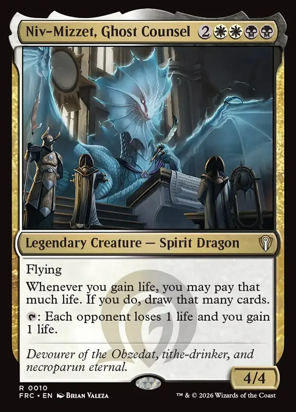 Niv-Mizzet, Ghost Counsel 1