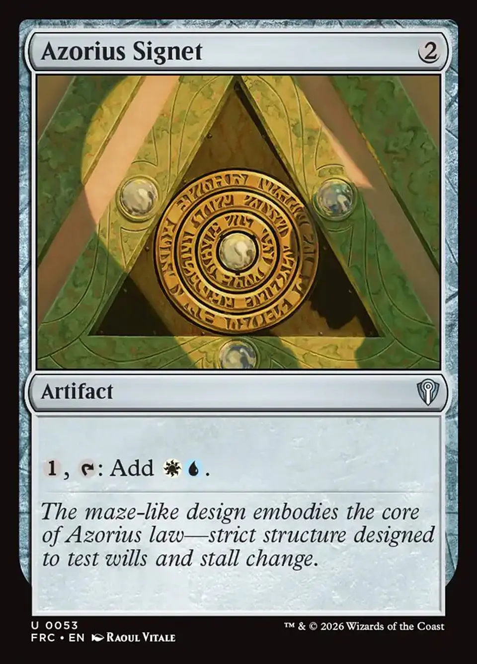 Azorius Signet 1