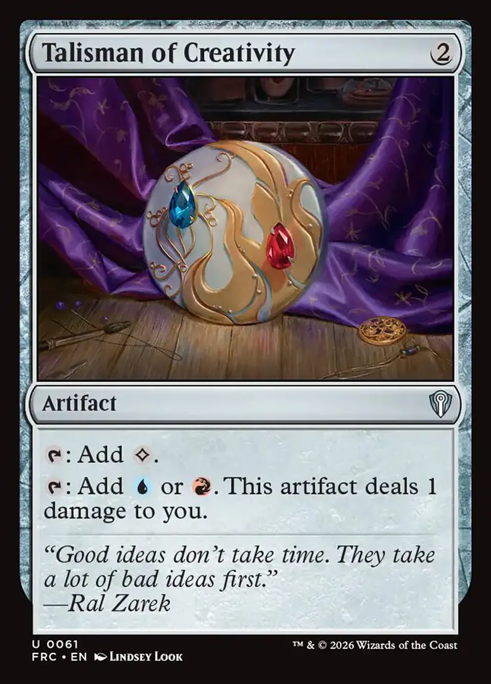 Talisman of Creativity 1
