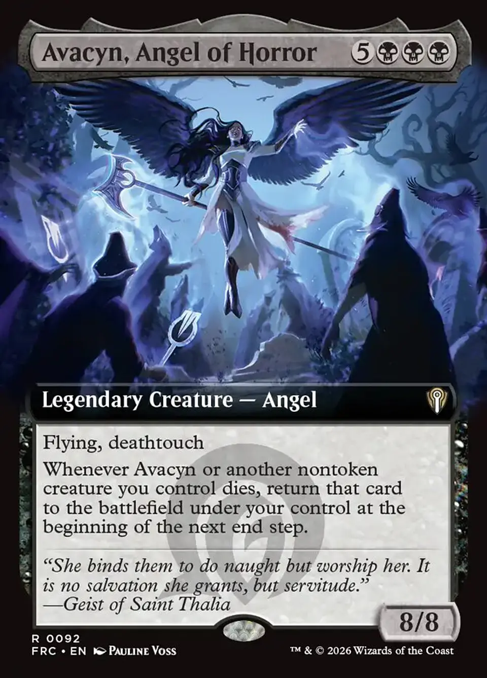 Avacyn, Angel of Horror (Extended Art) 1
