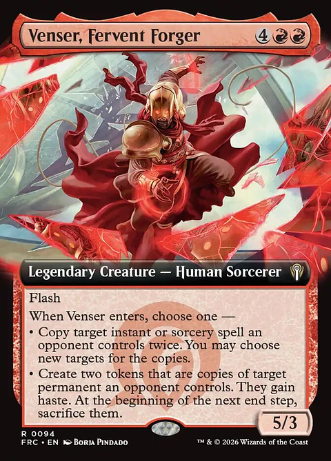 Venser, Fervent Forger (Extended Art)