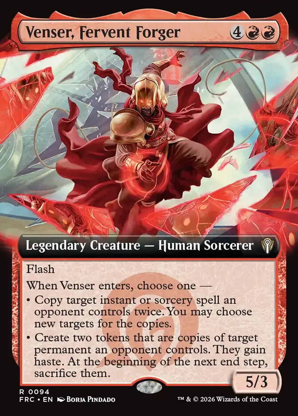 Venser, Fervent Forger (Extended Art) 1