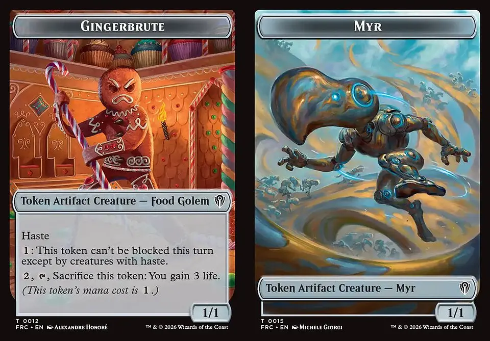 Gingerbrute Token // Myr 1