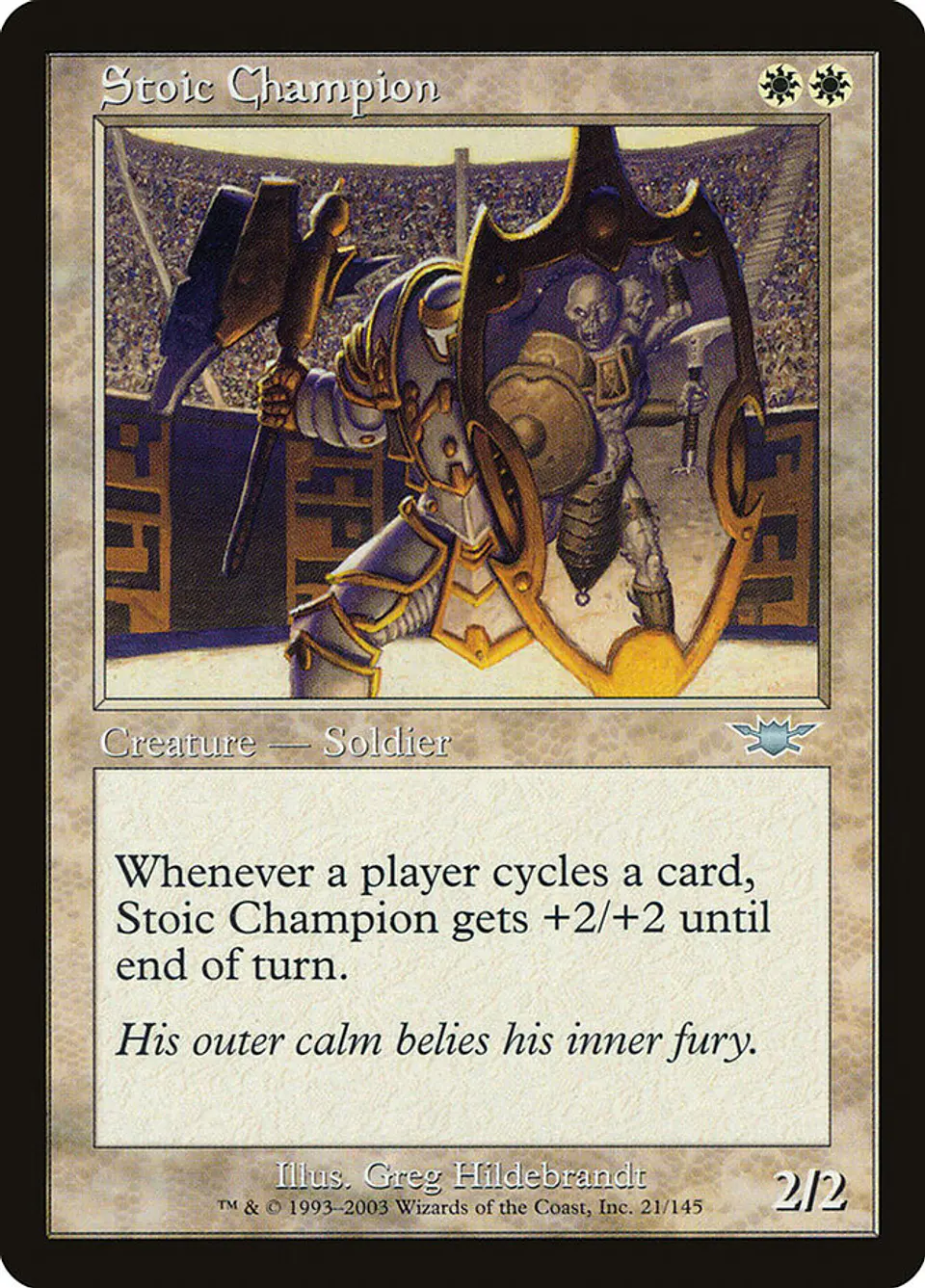 Stoic Champion (Retro Frame) 1