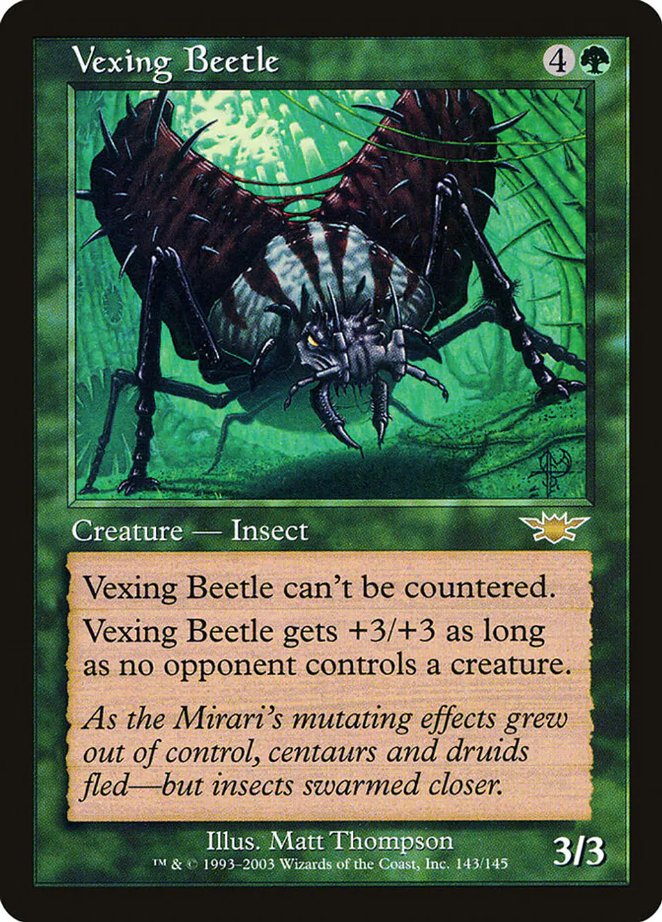 Vexing Beetle (Retro Frame) 1