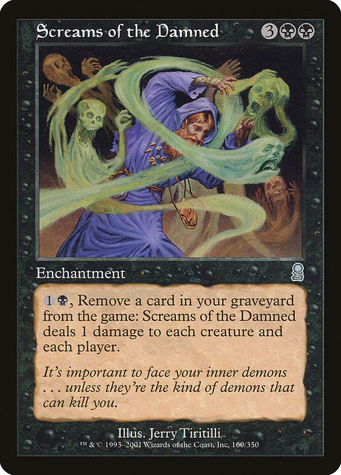 Screams of the Damned (Retro Frame)