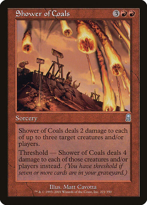 Shower of Coals (Retro Frame)
