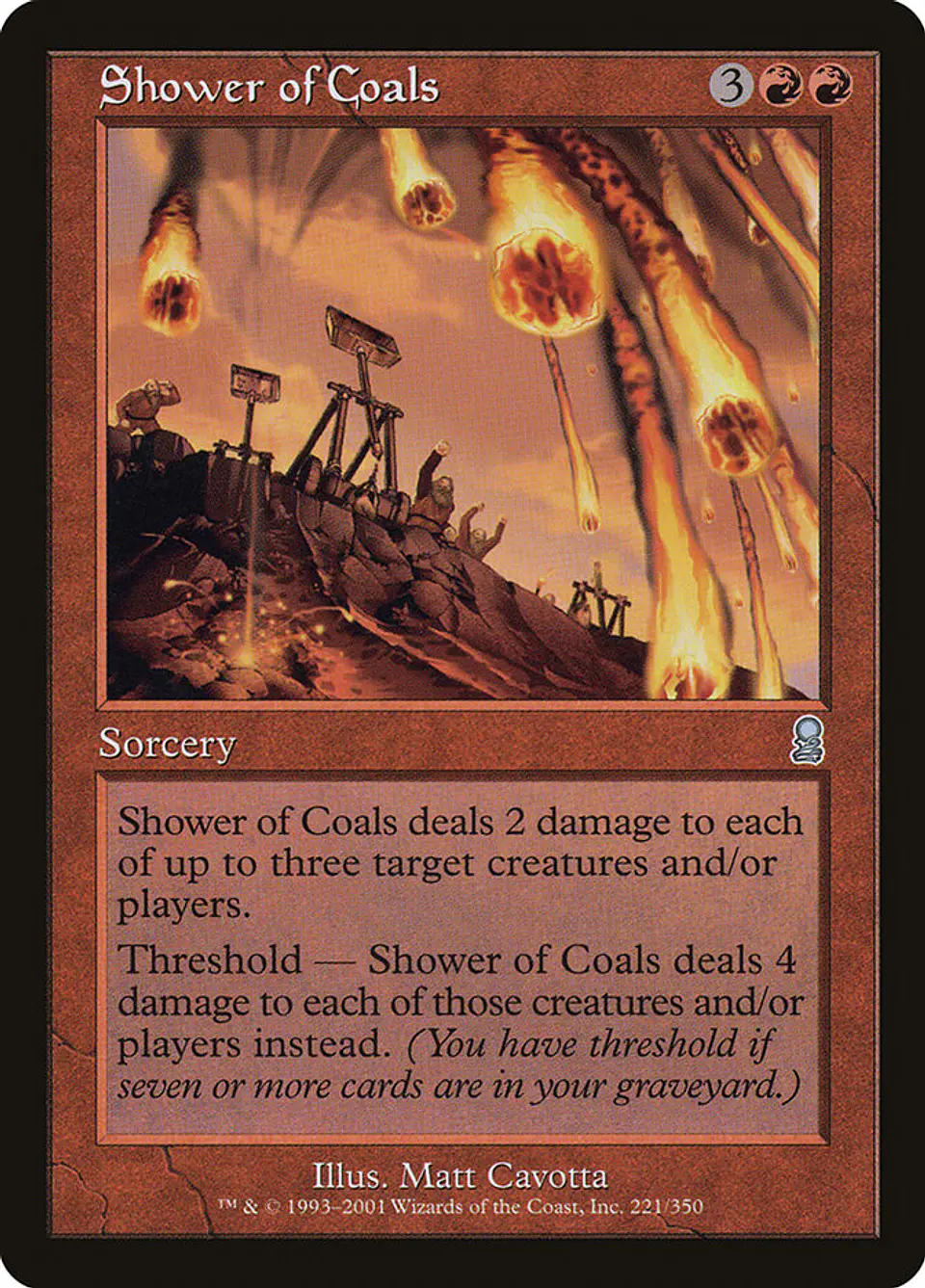 Shower of Coals (Retro Frame) 1