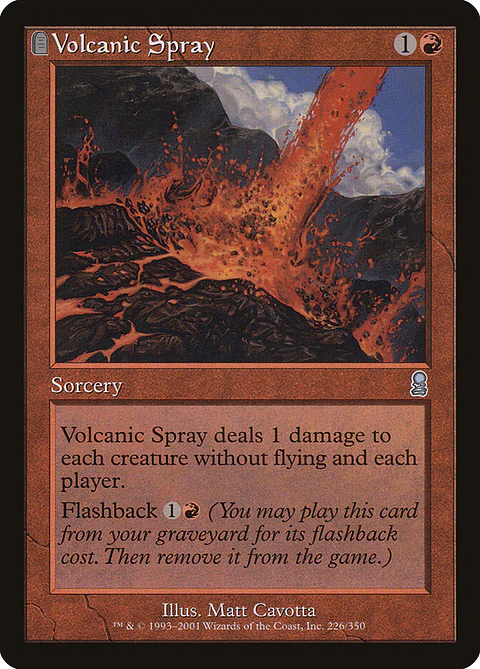 Volcanic Spray (Retro Frame)
