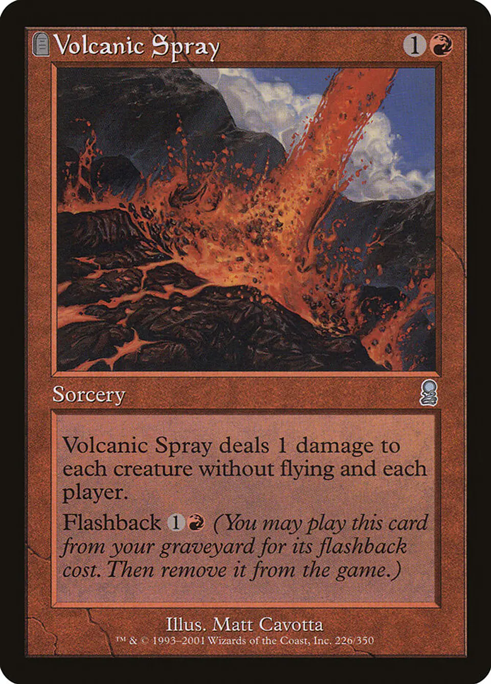 Volcanic Spray (Retro Frame) 1