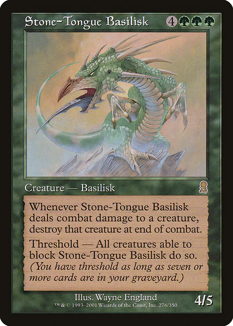 Stone-Tongue Basilisk (Retro Frame)