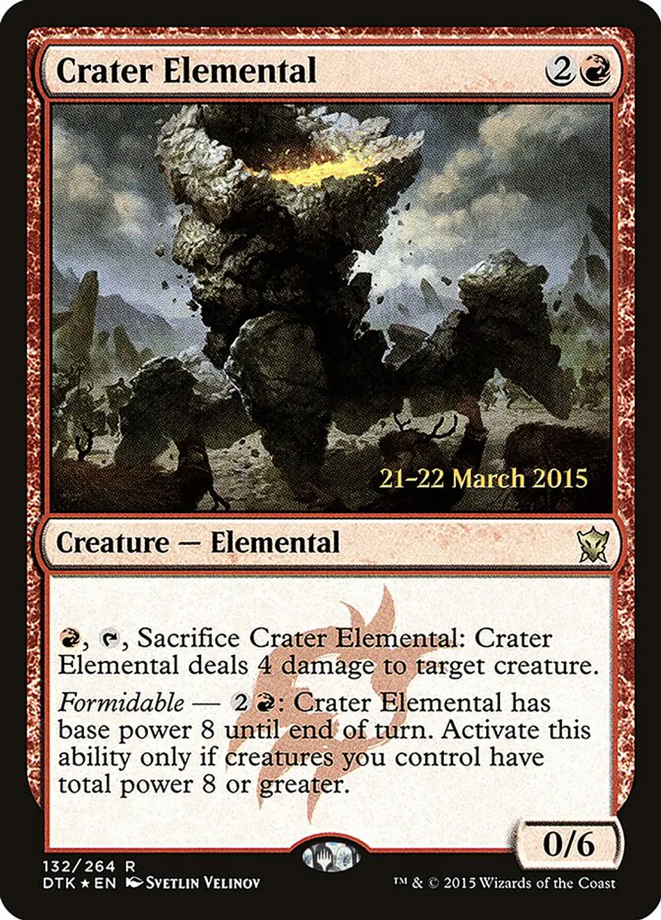 Crater Elemental (Pre-release) 1
