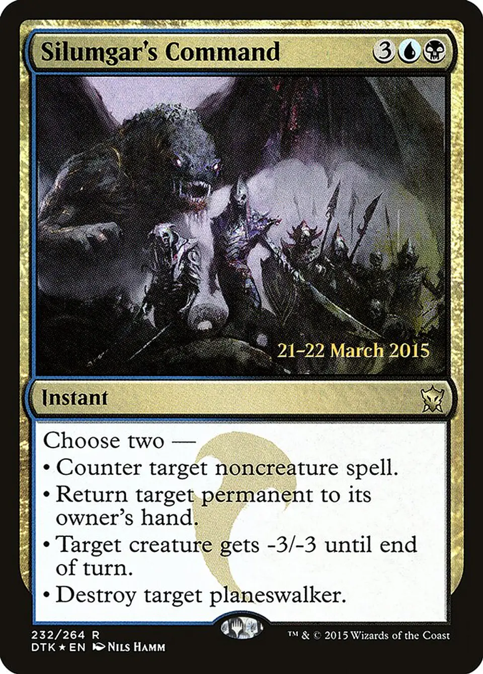 Silumgar's Command (Pre-release) 1