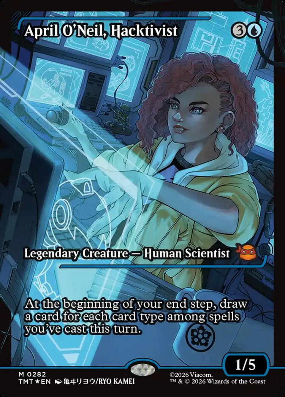 April O'Neil, Hacktivist (Full Art) 1