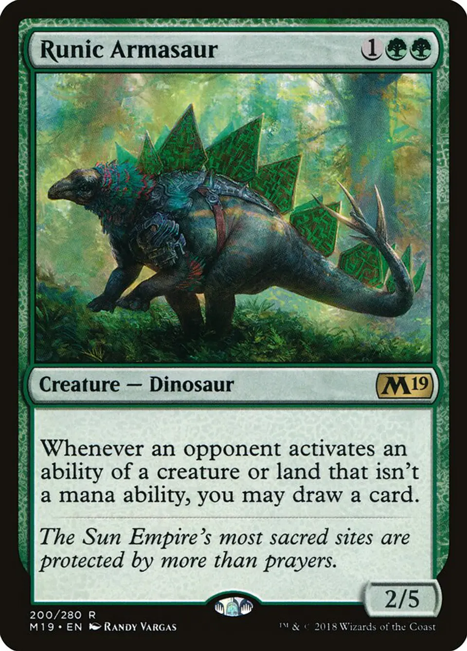 Runic Armasaur 1