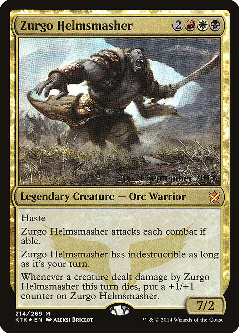 Zurgo Helmsmasher (Pre-release) 1