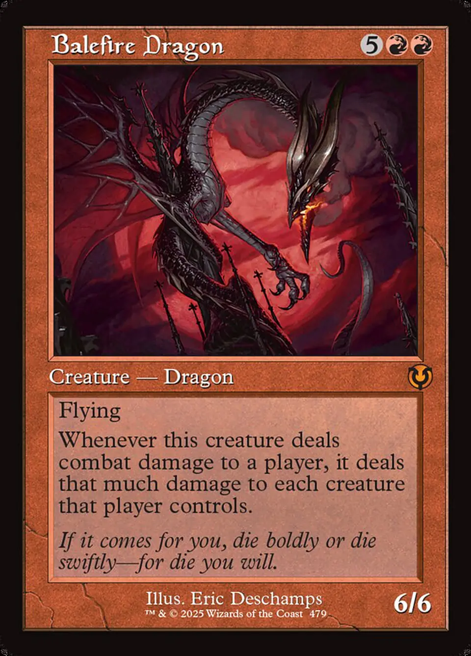 Balefire Dragon (Retro Frame) 1