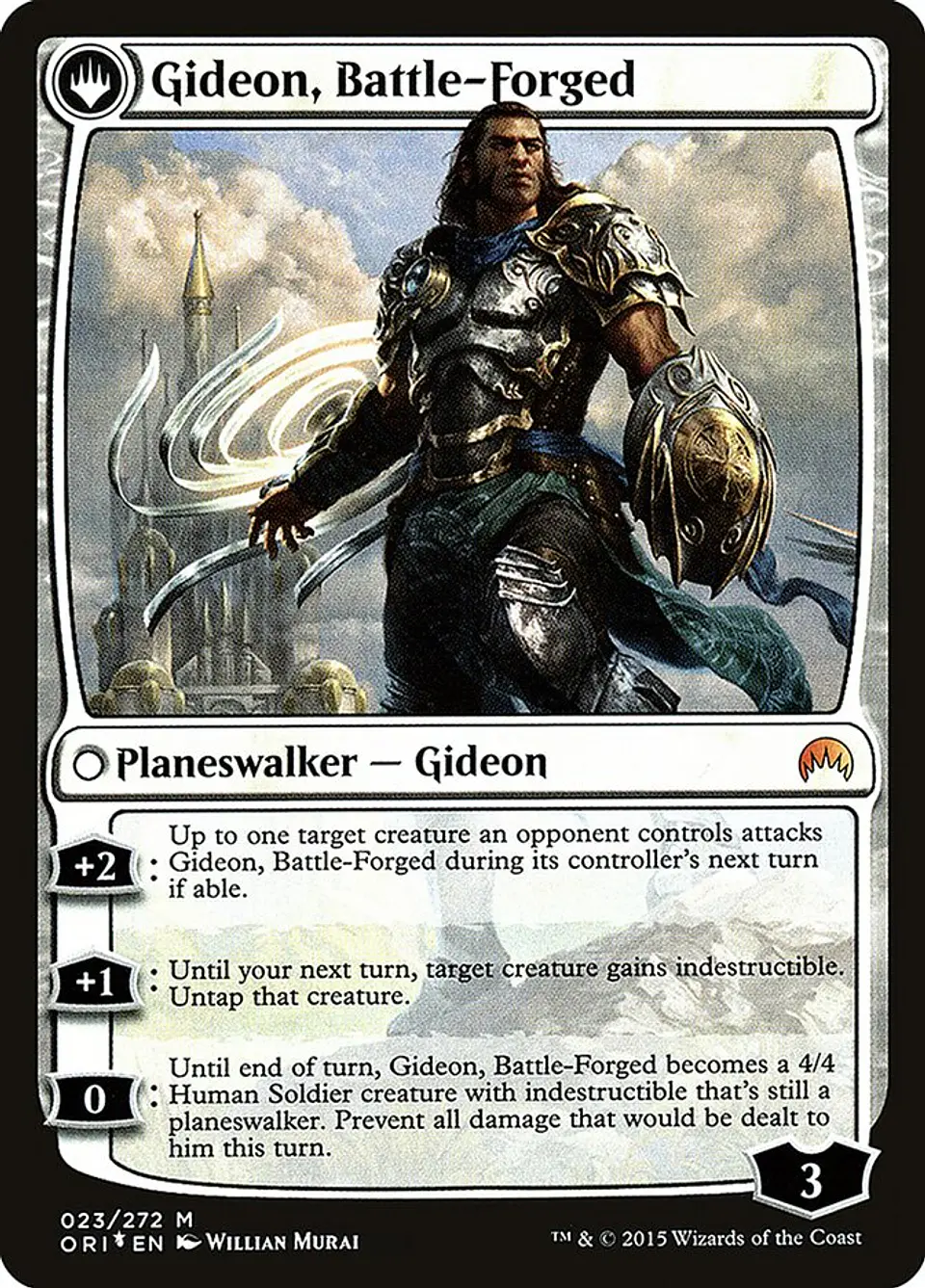 Kytheon, Hero of Akros // Gideon, Battle-Forged (Pre-release) 2