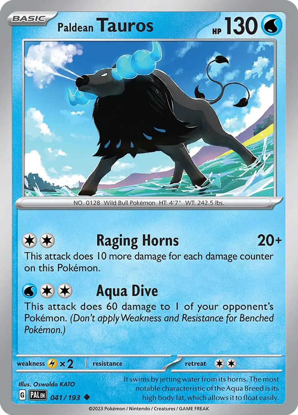 Paldean Tauros 1