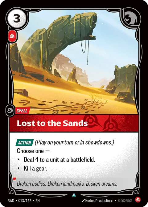 Lost to the Sands