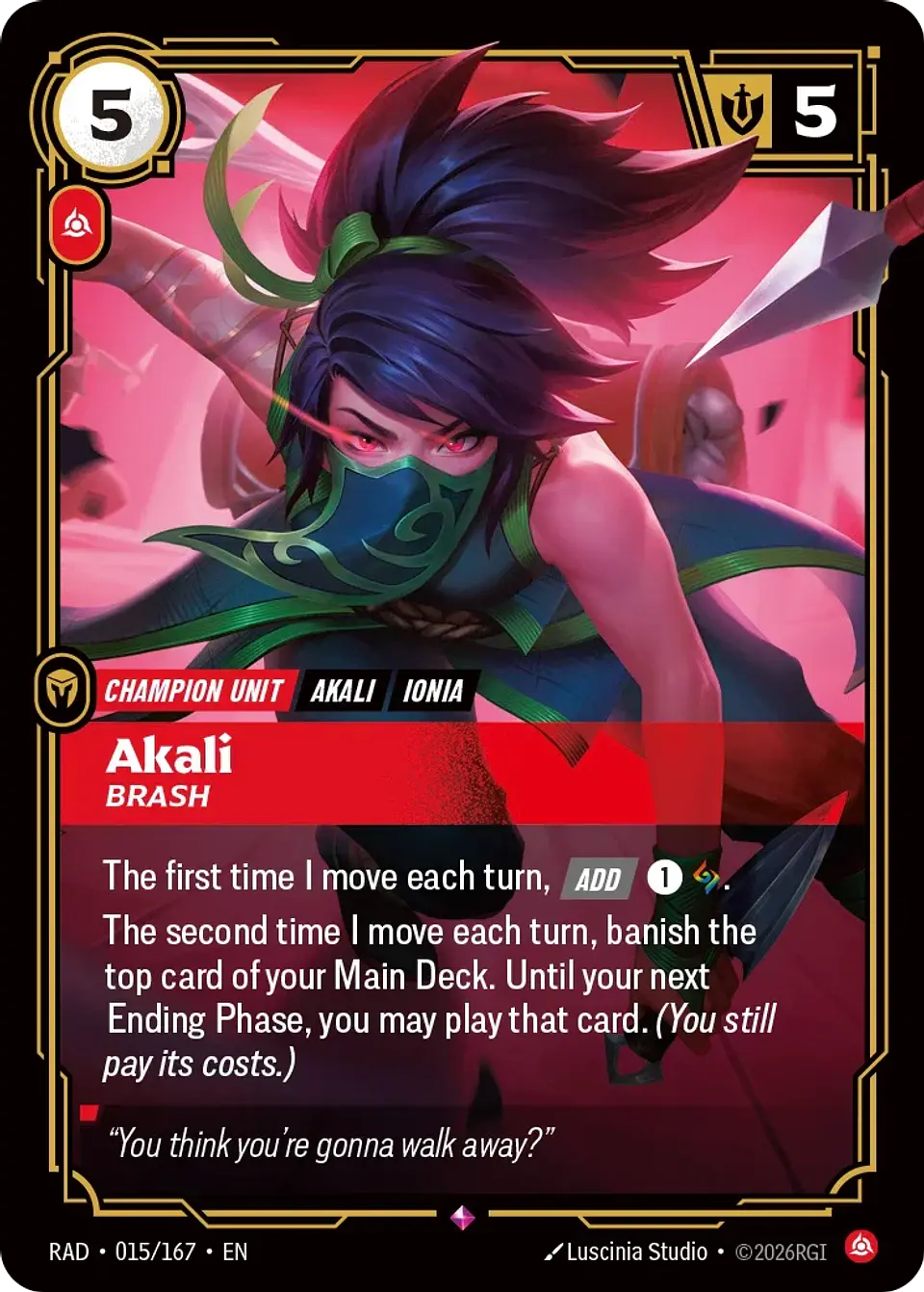 Akali, Brash 1