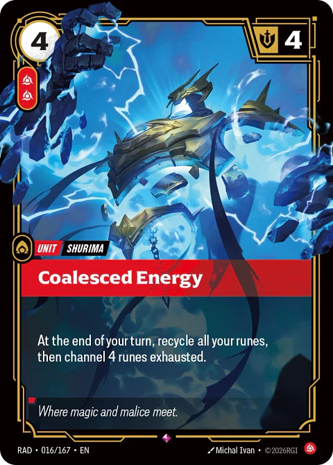 Coalesced Energy