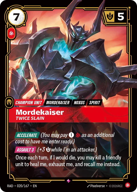 Mordekaiser, Twice Slain